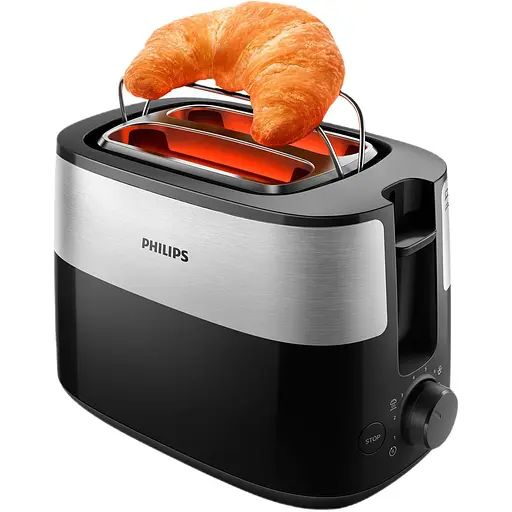 Тостер Philips Daily Collection чорний (HD2516/90) - фото 4