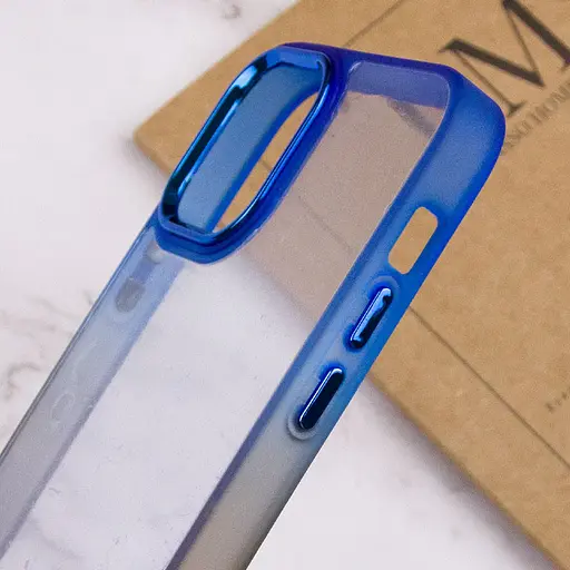 Чехол Epik TPU+PC Fresh sip series для Apple iPhone 11 Pro Max 6.5 Черный/Синий - фото 4