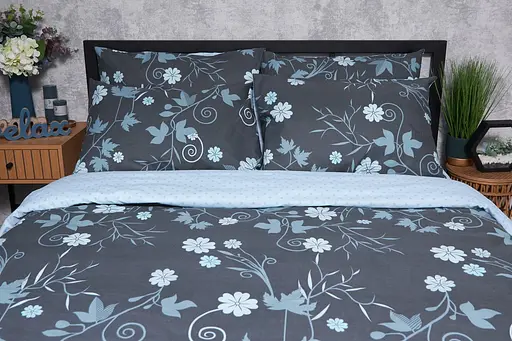 Комплект постільної білизни Moon&Star Бязь Gold Люкс Cornflower двоспальний 175х210 наволочки 4х50х70 - фото 2