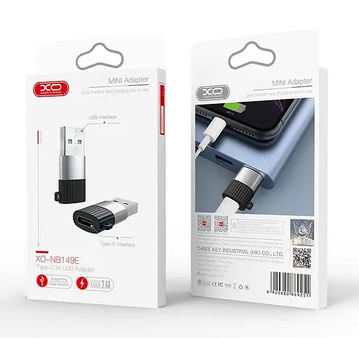 Переходник XO NB149-E TYPE C to USB2.0 connector - фото 1