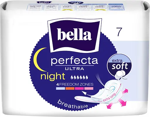Прокладки гигиенические Bella Perfecta Ultra Night extra soft 7 шт. - фото 1