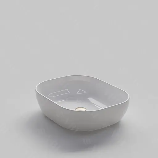 Умивальник VBI Bergamo white накладний VBI-012500, Білий - фото 5