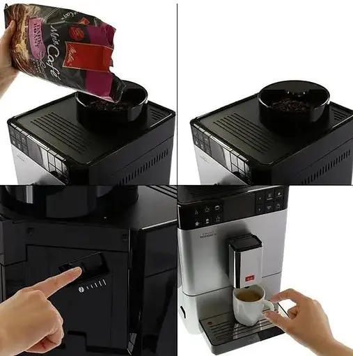 Кавомашина Melitta Caffeo Varianza CSP Stainless Steel (F58/0-100) [65476] - фото 5