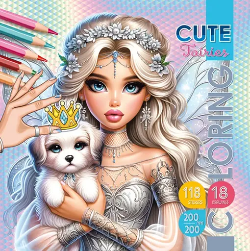 Розмальовка, 23307, 16 сторінок, 200x200 мм