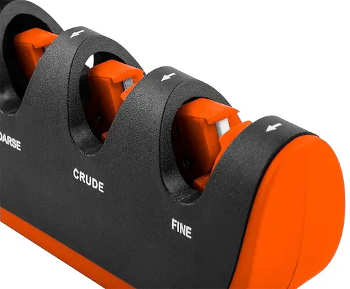 Neo Tools Точилка для ножей и ножниц, регулируемый угол заточки, 3 этапа заточки - фото 3