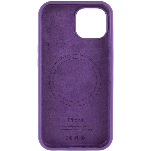 Чохол Epik Silicone Case Full Protective AA with MagSafe для Apple iPhone 14, 6.1 Фіолетовий/Amethyst - фото 3