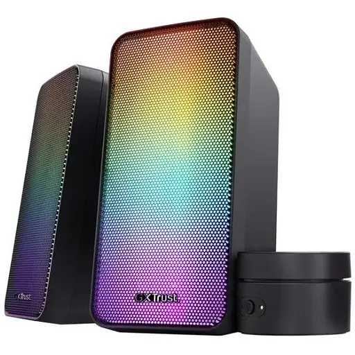 Акустическая система Trust (Колонки) Trust GXT 611 WEZZ RGB BLACK - фото 1