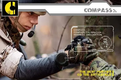 Военные тактические часы North Edge Apache мужской хаки - фото 6