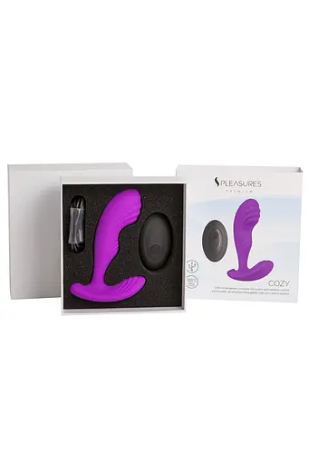 Стимулятор простати Pleasures Cozy 12 см (фіолетовий) - фото 5