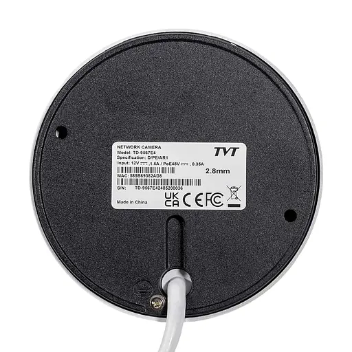 IP-видеокамера 6Mp TVT TD-9567E4(D/PE/AR1) White f=2.8mm с 2 микрофонами (77-00398) - фото 5