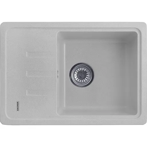 Кухонная мойка Kroner KRP Komposit GRA - 6243 (CV031061) - фото 1