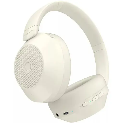 Бездротові накладні навушники Proove Player, ANC, BT5.3, 400mAh, 25-55h, beige UA UCRF*