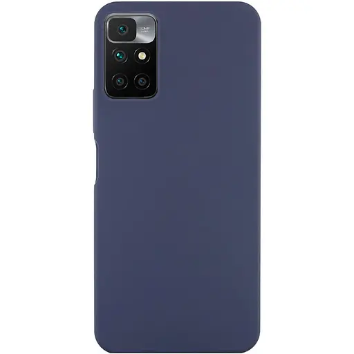 Чохол Silicone Cover Lakshmi (AA) для Xiaomi Redmi 10 Синій / Midnight Blue