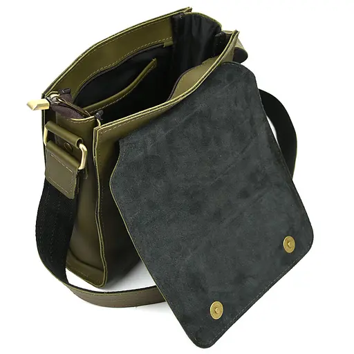 Чоловіча шкіряна сумка через плече TARWA 26х22х6 см sum0028327 - фото 9