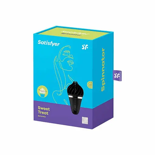 Стимулятор для клітора Satisfyer Layons Sweet Treat 10 см чорний - фото 3