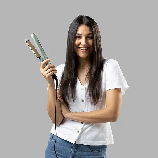 Випрямляч Remington Remington Botanicals, 300 Вт, температурних режимів 10, 150-230С, дисплей, кераміка, сіро-зелений - фото 6