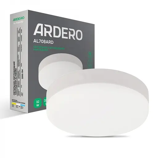 Светильник светодиодный Ardero AL708ARD накладной 32W 5000K (80003) - фото 2