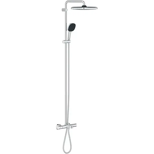 Душова система термостатична Grohe QuickFix Vitalio Comfort System 250 26984001, Хром - фото 1