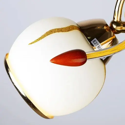 Люстра стельова Brille класична E27 60W G (LK-376C/3) - фото 2