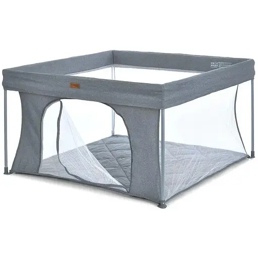 Манеж El Camino ME 1196 SWIFT 4 Gray для детей 6–24 мес. удобный и безопасный складной серый
