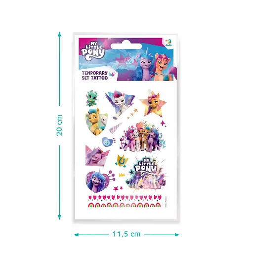Набор детских временных татуировок "My Little Pony" DoDo Toys 200437, 4 листа - фото 4