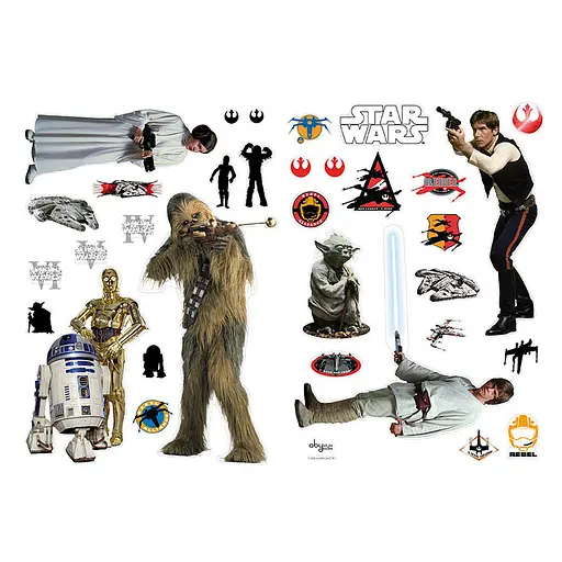 Наклейки інтер'єрні Star Wars Rebels (Зоряні війни Повстанці) 100x70 см - фото 1
