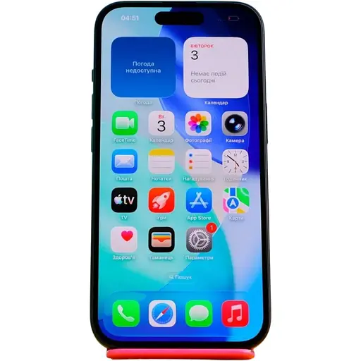 Смартфон Apple iPhone 15 128GB Black (MTP03) Б/В [158580] - фото 1