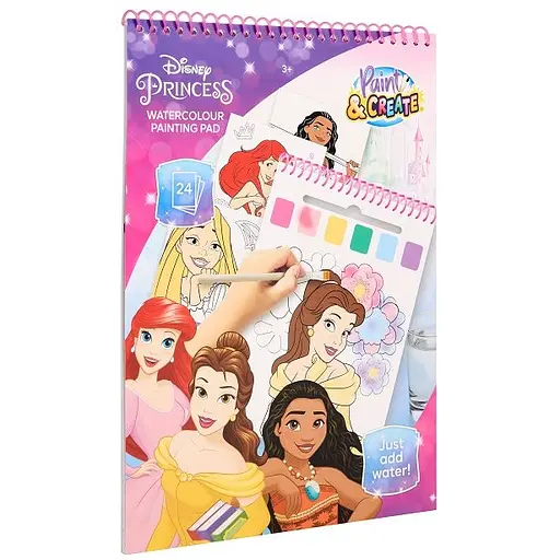 Розмальовка Disney Princess водна 24 аркуші (DP24355) - фото 2