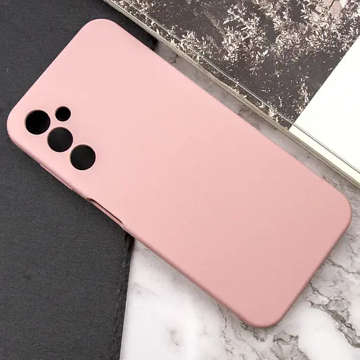Чохол Lakshmi Silicone Cover Full Camera AAA для Samsung Galaxy A14 4G/5G Рожевий/Pink Sand - фото 5