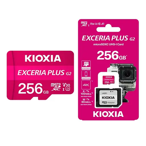 Карта памяти MICRO SDXC 256GB UHS-I LMPL2M256GG2 KIOXIA - фото 2