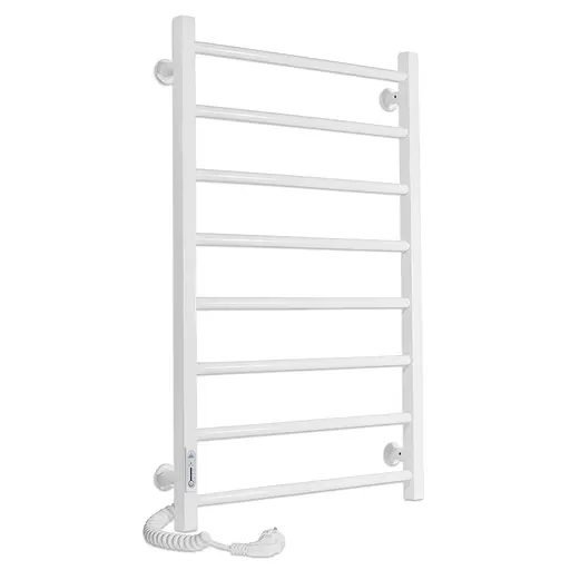 Электрический полотенцесушитель Laris Зебра Альфа ЧФ8 500x800 Е левый R3 77700073, Белый, Левое, Электронный - фото 1