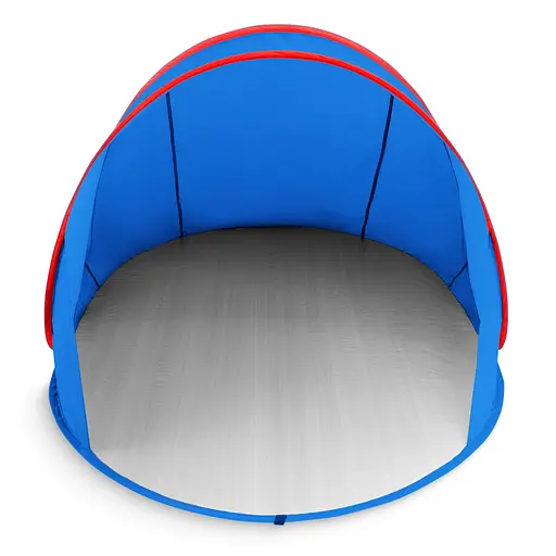 Намет пляжний 4FIZJO Pop-Up 195 x 120 см саморозкладний Blue/Red (P-5905973405164) - фото 1
