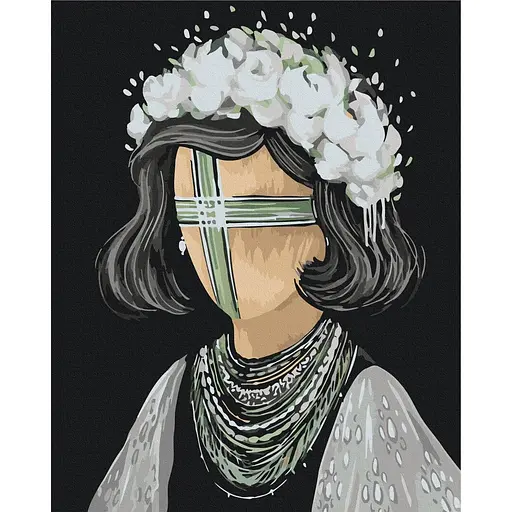 Картина за номерами на підрамнику Brushme Весільна Юлія Ангелюк