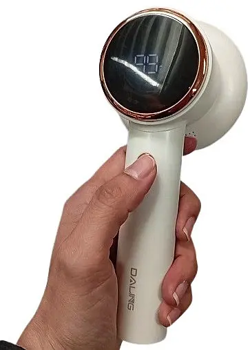 Машинка для стрижки катишків Daling DL-2021 акумуляторна з дисплеєм для чистки одягу білий duplication - фото 3