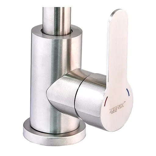 Змішувач для умивальника Zerix DAX-001-C ZX4971 Нержавіюча сталь - фото 2