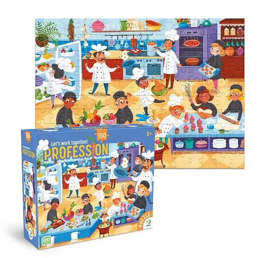 Пазл детский "Профессии. Повар" DoDo Toys 300700, 150 элементов - фото 6