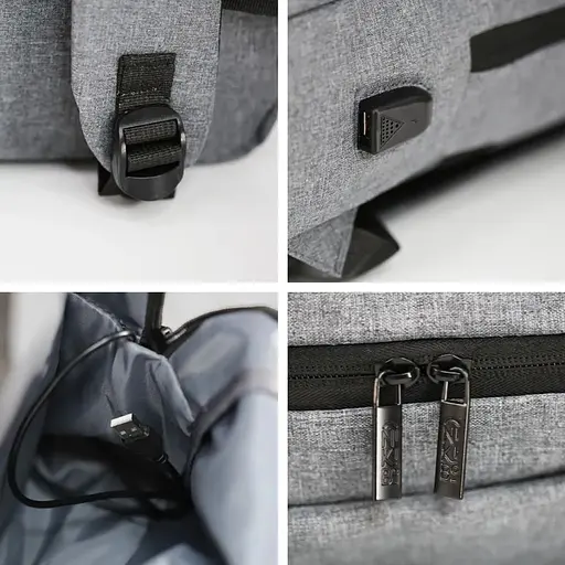 Рюкзак NikiBo Lite 15 л серый (30010205-07) - фото 4