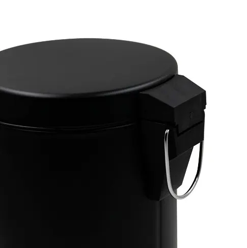 Відро для сміття кругле Zerix Solo-TC0107 Black 7 л Чорний (ZX5900)  - фото 4