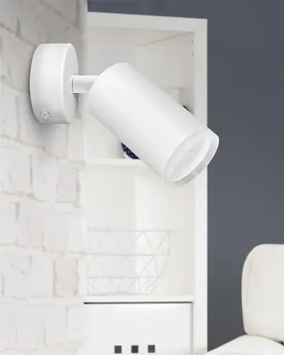 Світильник поворотний, спот Goldlux 327741 London GU10 1x10W IP20 Білий - фото 2