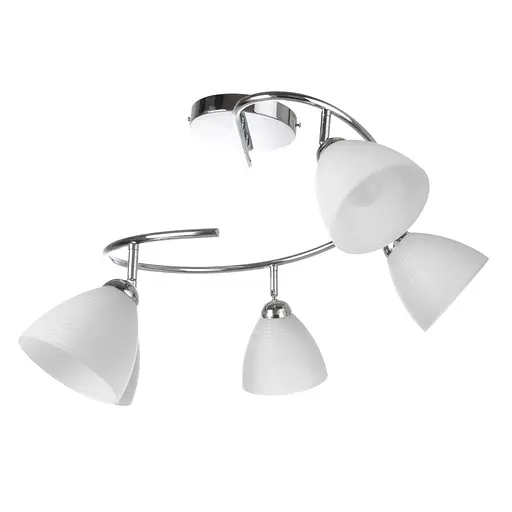 Люстра потолочная Brille классическая E27 60W CR (LK-187C/5) - фото 3