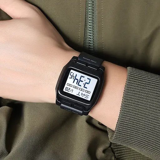 Наручний годинник чоловічий 2193BKWT Black-White Skmei acs0030167 - фото 3