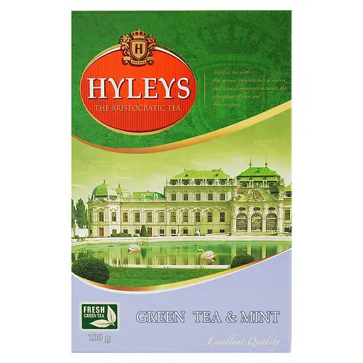 Чай Hyleys зелений з м'ятою 100 г