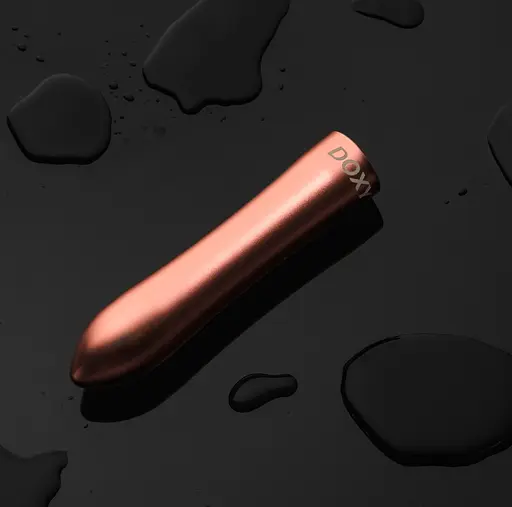 Вібратор Doxy Bullet 12 см рожеве золото - фото 7