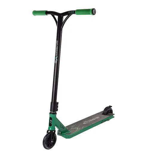 Самокат трюковый 2-х колесный "Extreme Motion TEAM" TR21009 колеса PU 110 мм Зеленый - фото 1