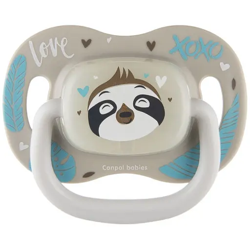 Пустышка Canpol babies Exotic силиконовая симметричная 6-18 мес. в ассортименте (34/921)