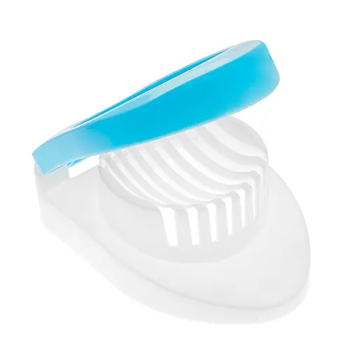 Яйцерізка овочерізка для нарізки слайсами, соломкою та кубиками яєць овочів грибів MagicKitchen, Kitchen Master Блакитний 85839 - фото 7