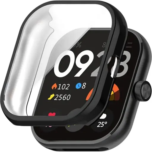 Чохол-накладка DK для Xiaomi Redmi Watch 4 Silicone Face Case (black)