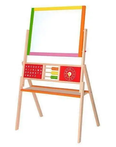 Деревянный мольберт Viga Toys 50951 двусторонний магнитный - фото 4