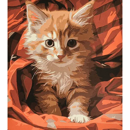 Набір для розпису по номерах Сонячний малюк, Strateg, 40x50 см, VA-4667