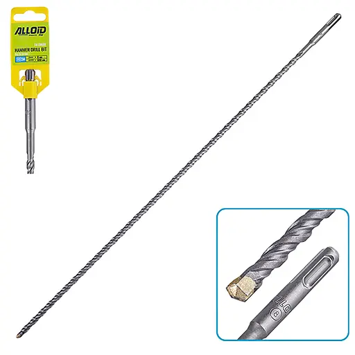 Бур по бетону Alloid Building Tools SDS-plus S4 8x600 мм (FH-08600) - фото 1